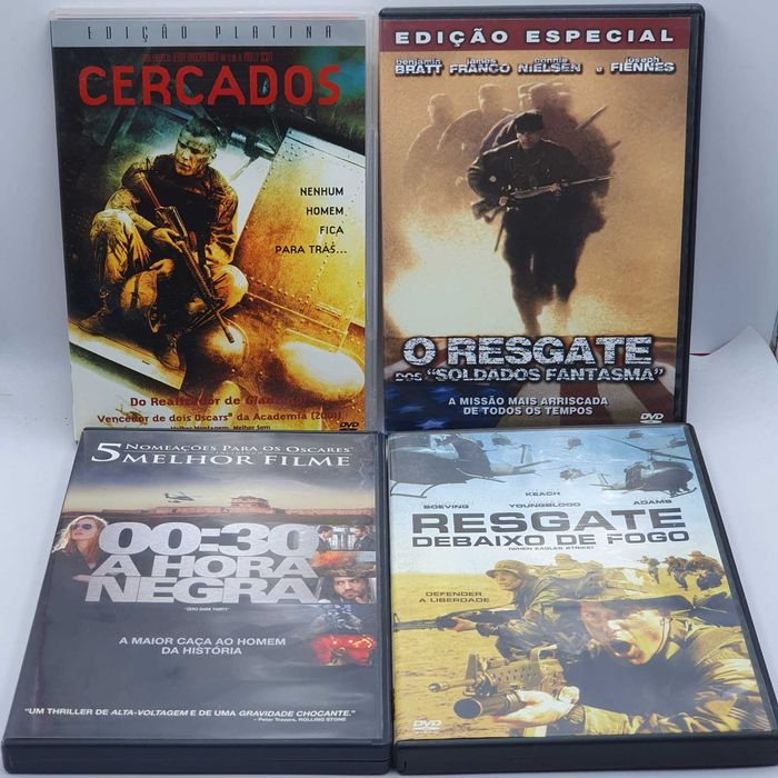Lote 19/2 - Pack de 18 Filmes de Guerra Em DVD - Ref. VI