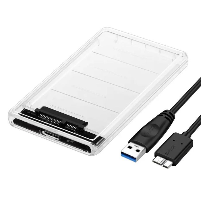 Продам карман під вінчестер USB 3.0 2.5” прозорий