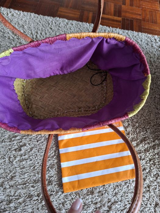 Saco de praia e bolsa pequena