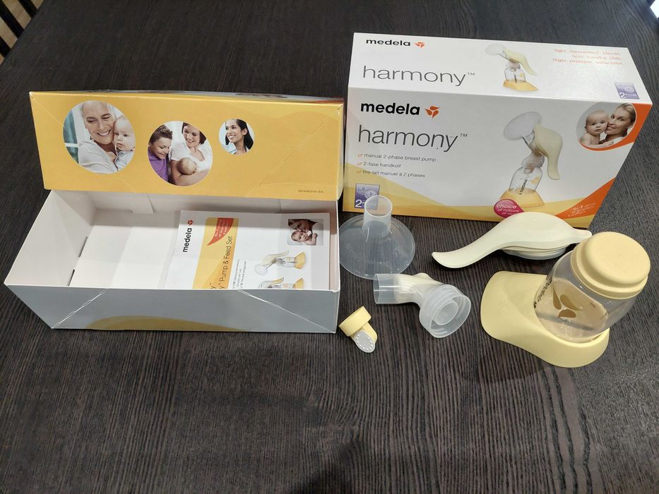 Extrator de leite manual + coletor de leite Medela