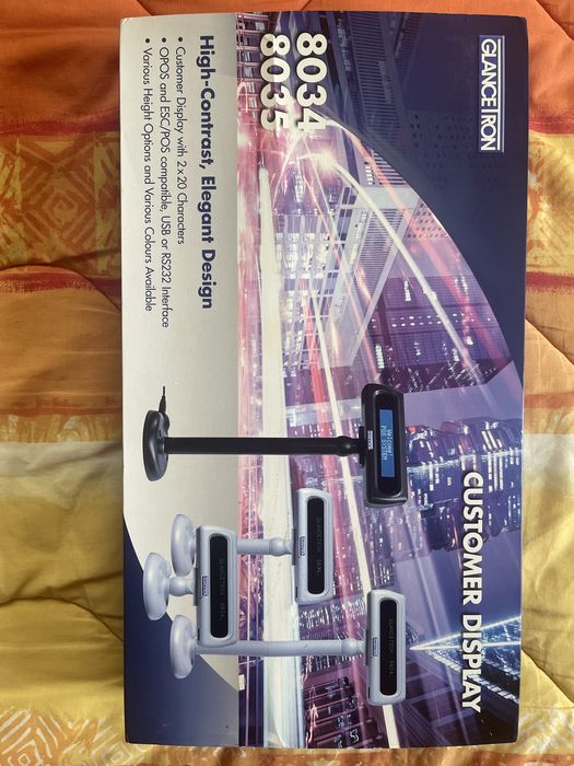 Display de cliente Glancetron 8035 novo