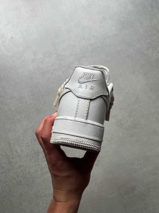 Nike Air Force 1 Low White Rope Laces 42 custom jak nowe
