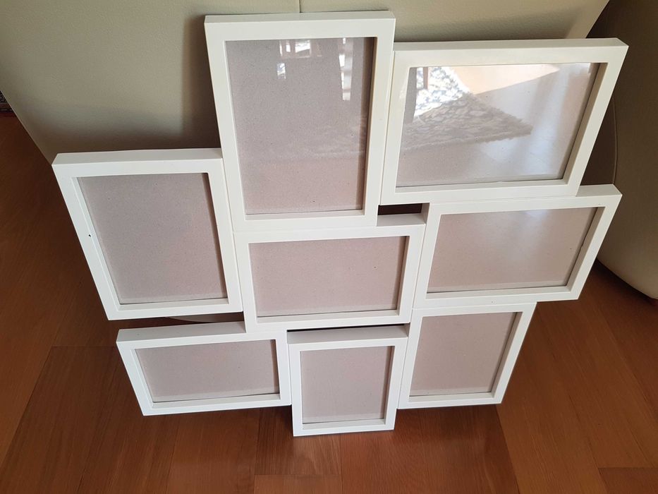 2 Conjuntos de Molduras de Parede para Multiplas Fotos