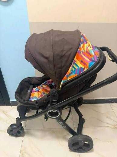 Edição Limitada! Trio Chicco Urban Kate Moross + 2 Bases Auto-Fix (Muito Bom Estado)
