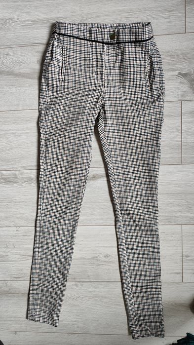 Spodnie w kratkę 34 XS Dorothy Perkins