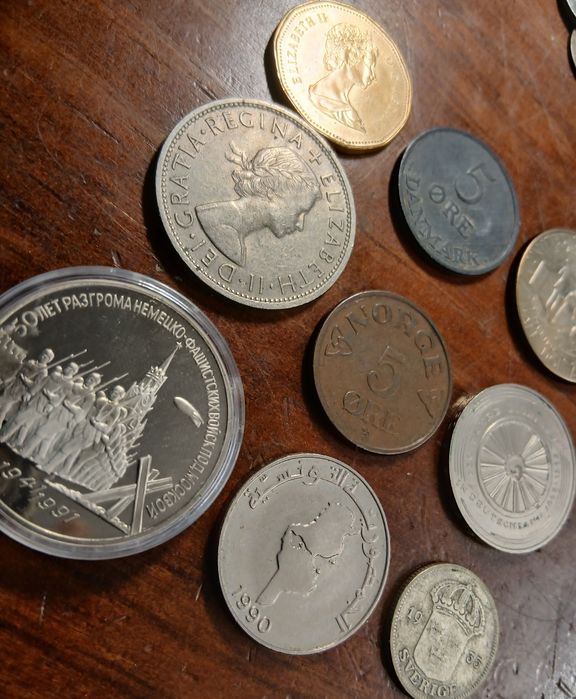 Moedas estrangeiras antigas
