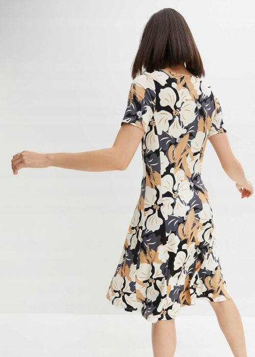 B.P.C sukienka z dżerseju w kwiaty ^36/38