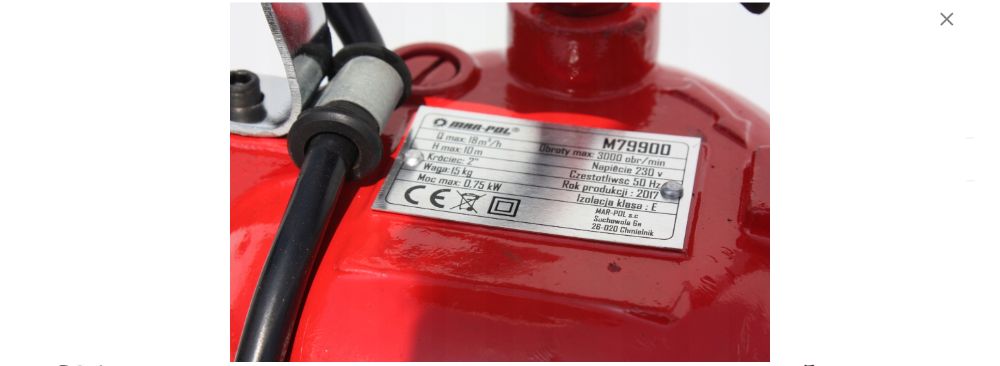 Pompa do wody brudnej "MAR-POL"