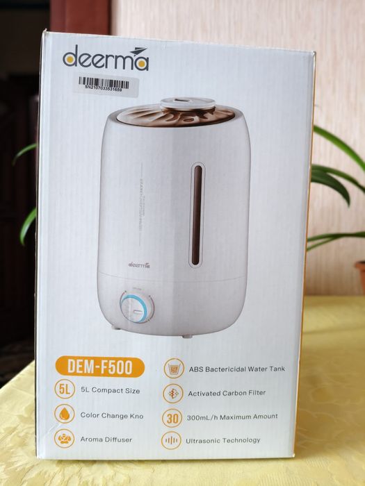 Зволожувач повітря Deerma DEM-F500, 5 л, стан нового, повний комплект