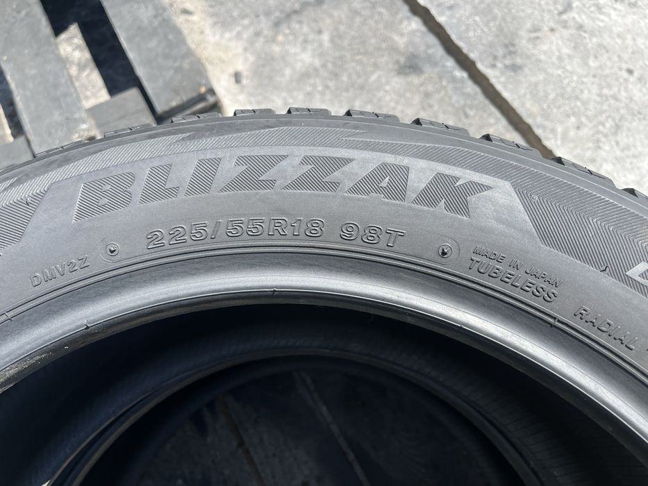 Шини 225/55 R18 Bridgestone Blizzak DM-v2 2 зимові гуми