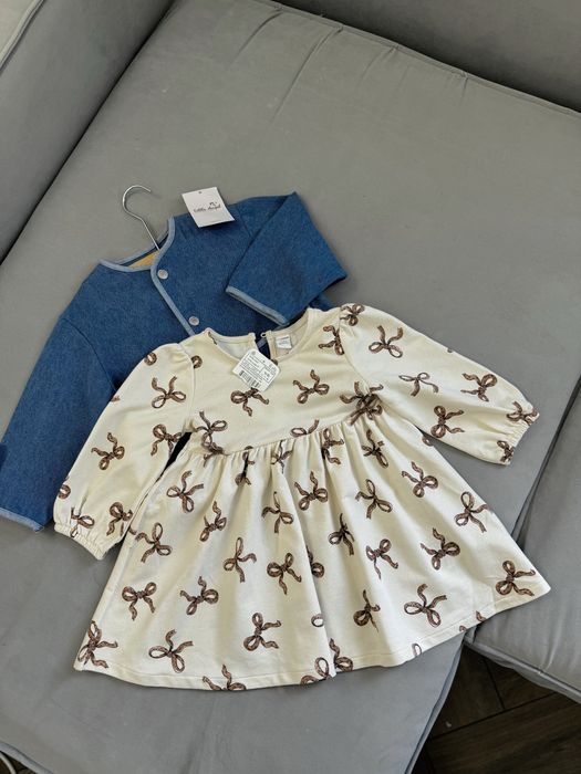 Дитячий одяг джинсовий сарафан джинси блуза 86-92 розмір H&M