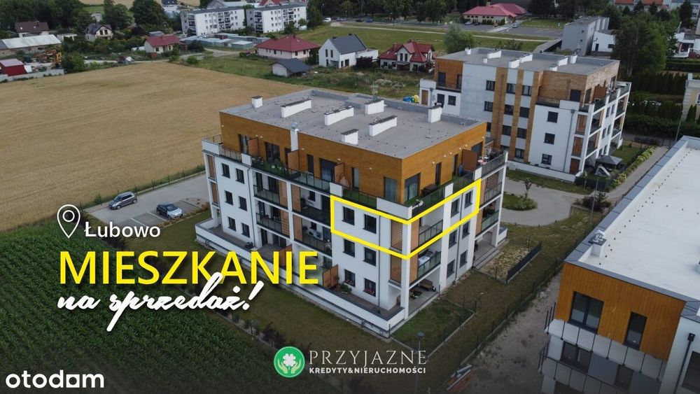 MIESZKANIE Z DUŻYM BALKONEM – ŁUBOWO - blisko Gniezna i do drogi S5