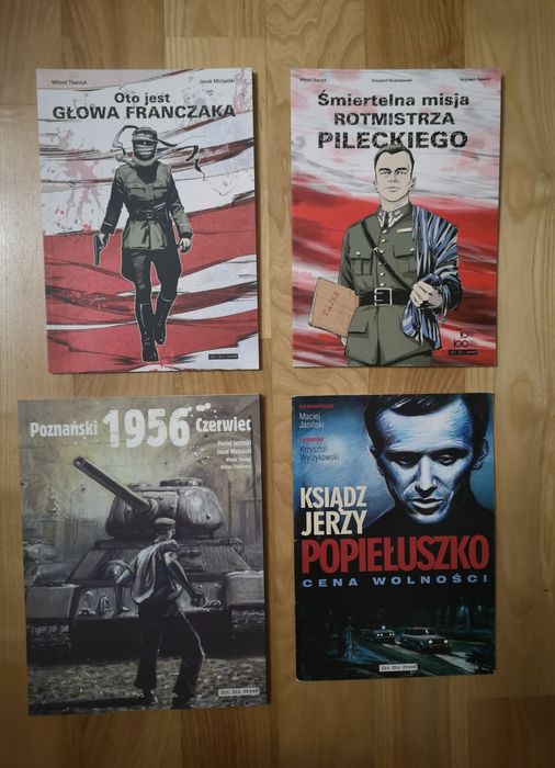 Oto jest głowa Śmiertelna misja Poznański czerwiec Popiełuszko komiks