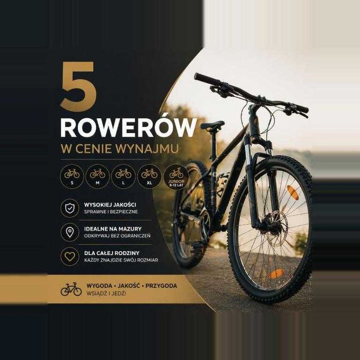 Grzybowa Chata 5 osobowy Mazurski Apartament. 5 rowerów w cenie wynajmu.