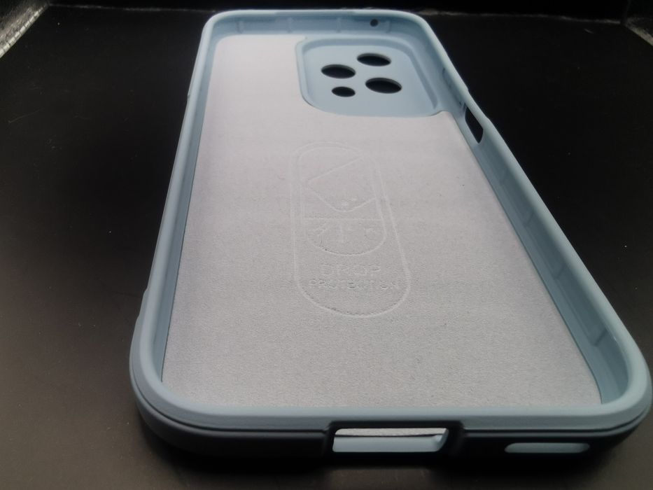 Etui do Honor 200 Lite, pancerne, shockproof, błękitne, nowe!