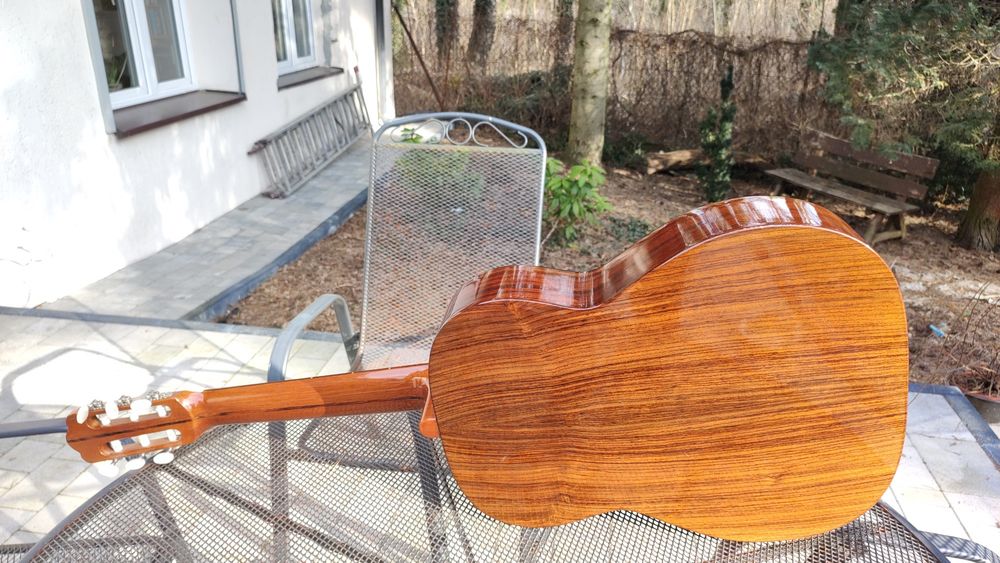 Höfner (?) Germany 70s Piękna gitara klasyczna Palisander lity świerk