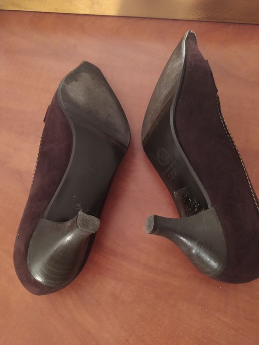 Sapatos italianos pele castanha