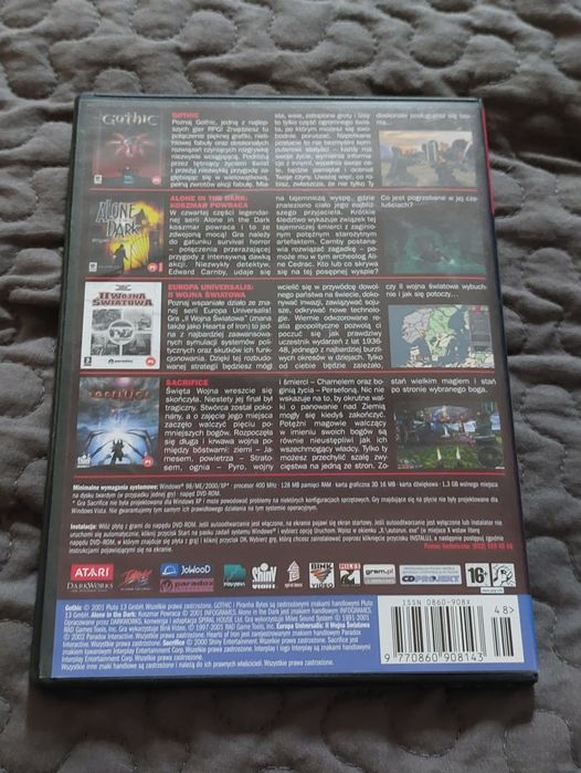 Gothic + 3 gry na PC