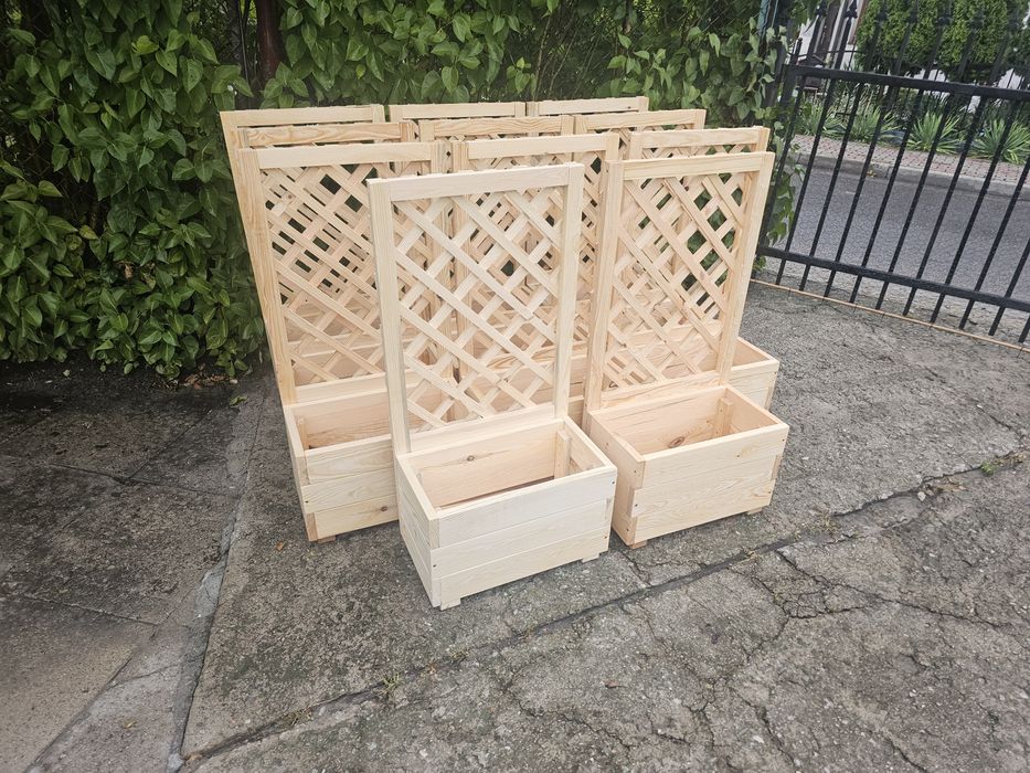 Donice ogrodowe z pergolą