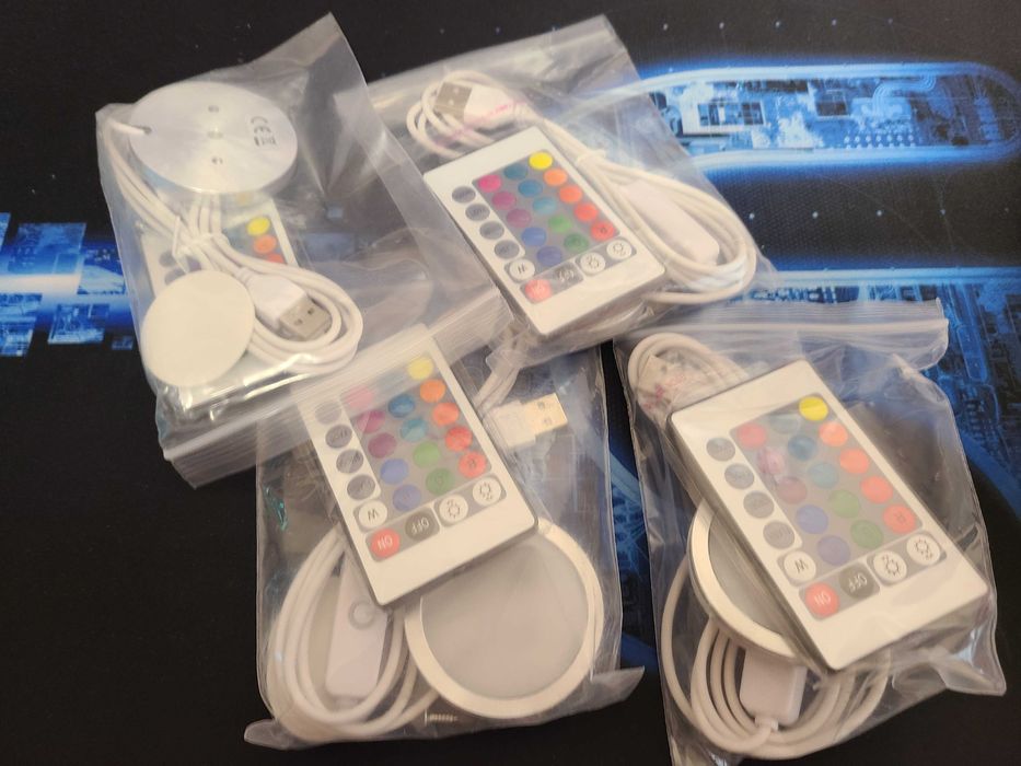 Заготовка для лампи USB, 5V з пультом, 16 кольорів (Bambu Lab)