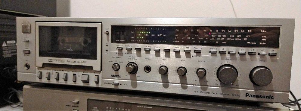 Panasonic SG-60 HI-FI Cassette Deck / Receiver / Japan