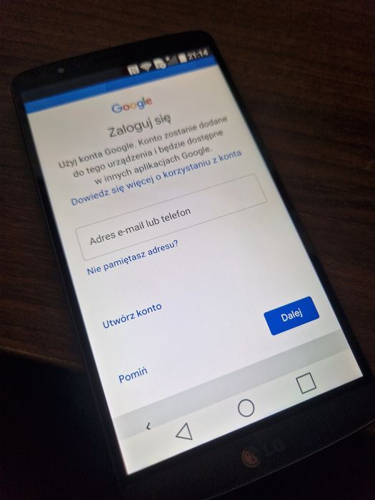 Używany Telefon LG G3