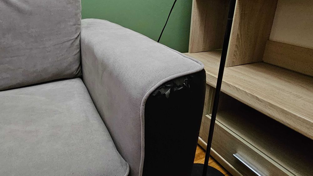 Sofa narożnik szara