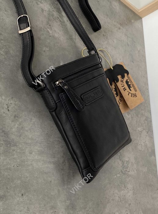 Кожаная маленькая сумка Hill Burry 3098. Германия. Шкіряна сумка