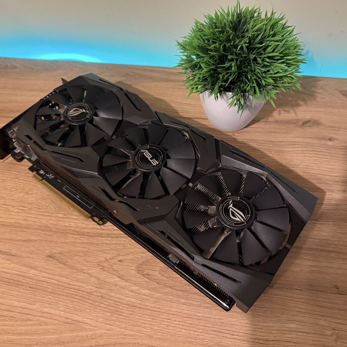Відеокарта Rx 580 4gb asus rog strix