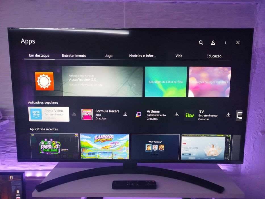 Televisão Smart TV LG nanocell 43