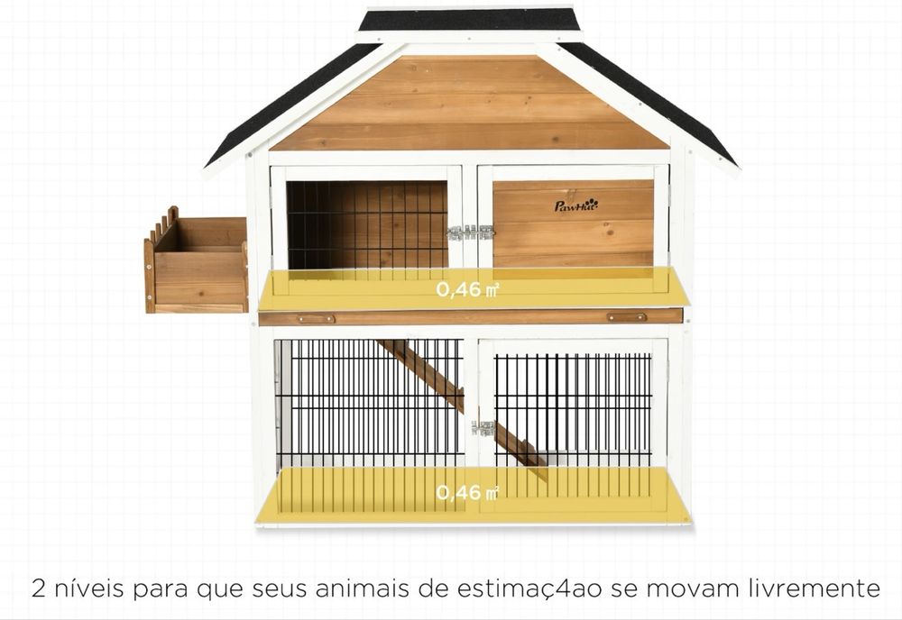 Galinheiro / coelheiro / gaiola exterior