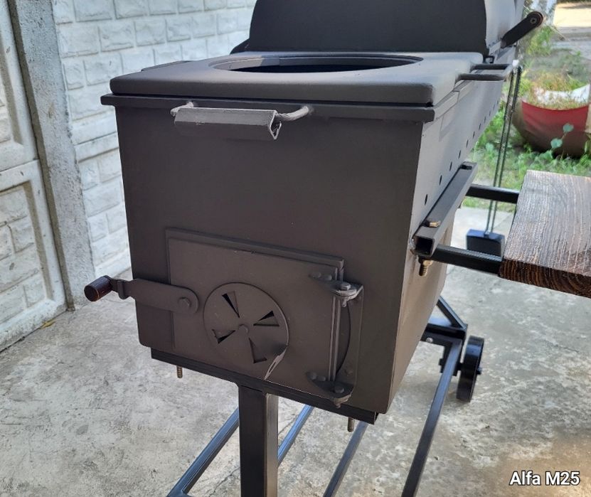 Від Заводу! Мангал 3в1 - Коптильня, Смокер, Барбекю и Піч під Казан