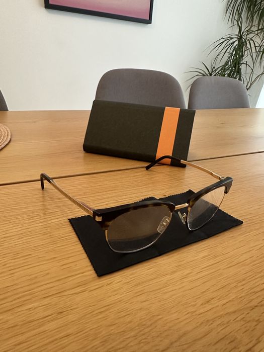 Okulary męskie oprawki korekcyjne Saint Laurent