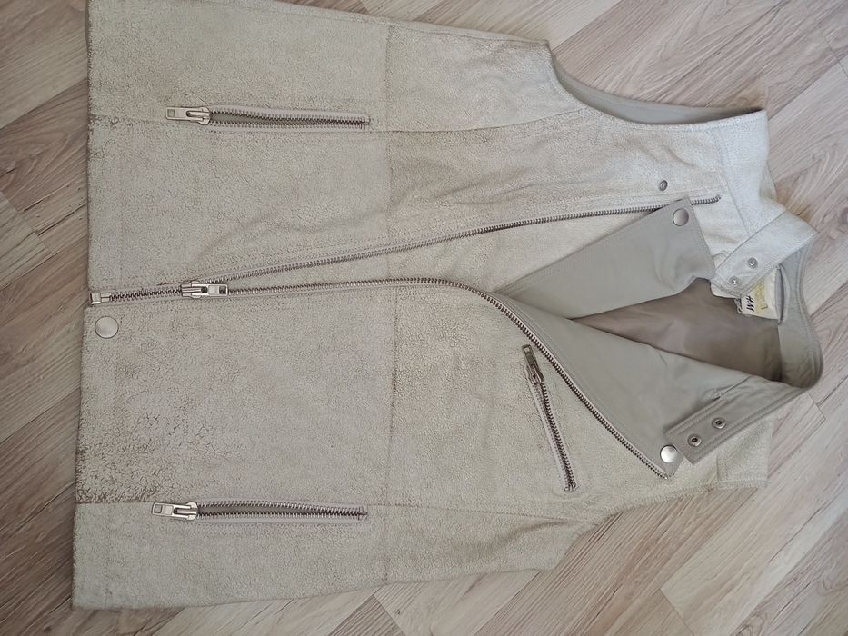 Kamizelka , bezrękawnik H&M  Skóra