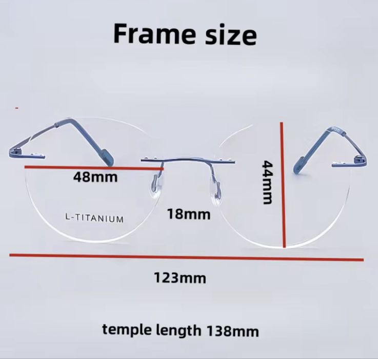 Безободкова оправа для окулярів