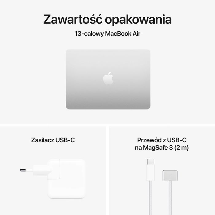 MacBook Air 2025 M4 16 GB 512 GB - Srebrny | PREMIUM | Gwarancja