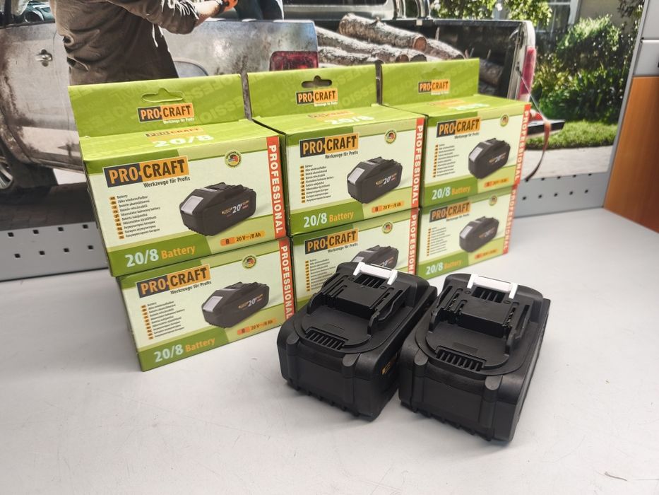 Акумуляторна батарея Procraft Battery20/8 MAX (20В, 8Ач)