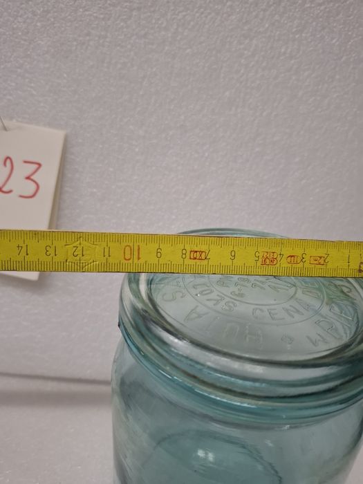 Słoik wek  szafirowy Pieńsk prl