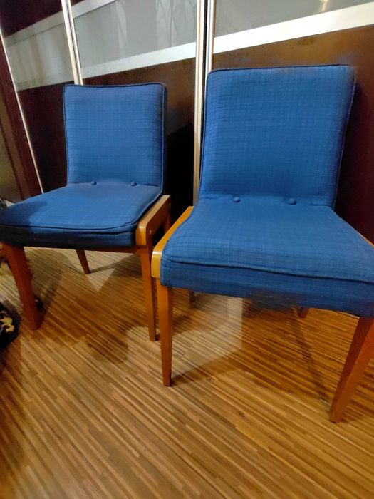 Krzesła PRL orginalne, 5 sztuk