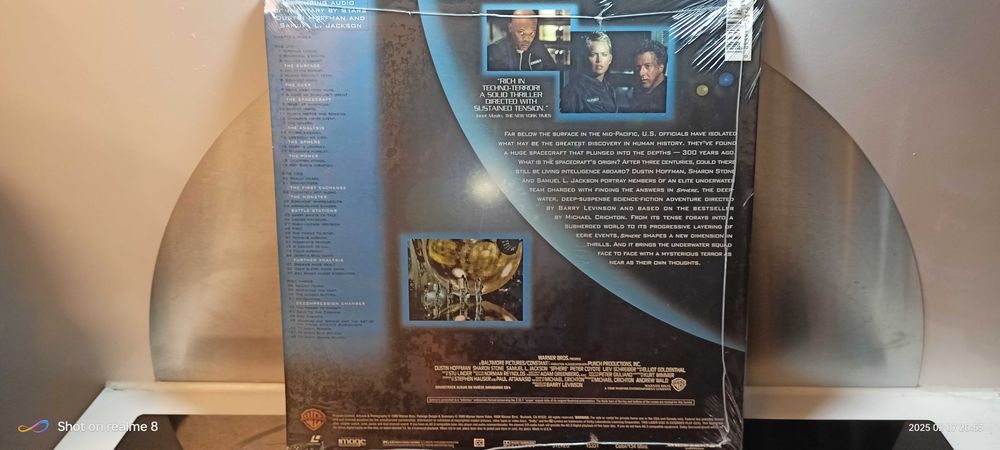 Laserdisc SPHERE  (Kula) oryginalnie zapakowana. Nowa .