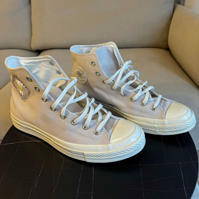CONVERSE Beige Chuck 70 Festival Florals Sneakers [45]
