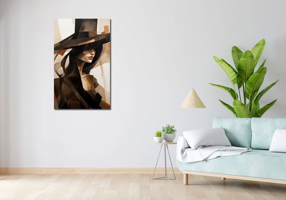 Obraz 60x100cm Skrywająca się Tajemniczość