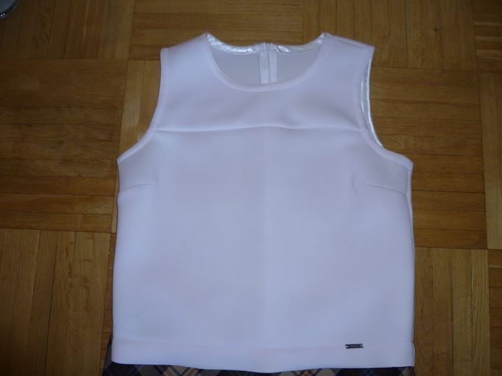 Biała piankowa bluzka roz.L Reserved