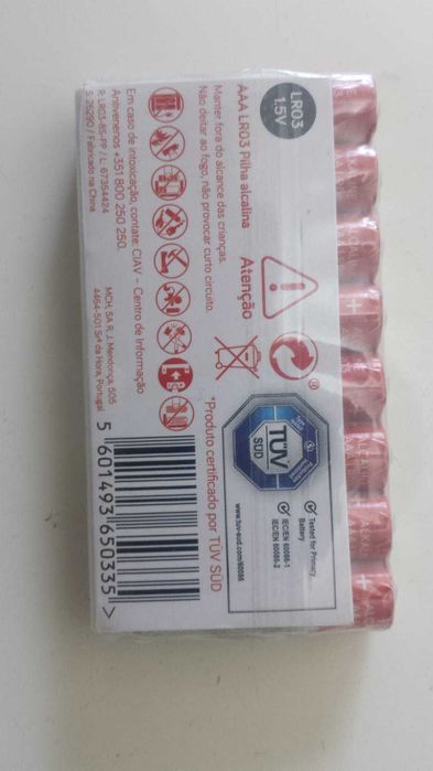 Conjunto de 8 pilhas AAA + 4 pilhas AA + 2 pilhas AA Recarregaveis