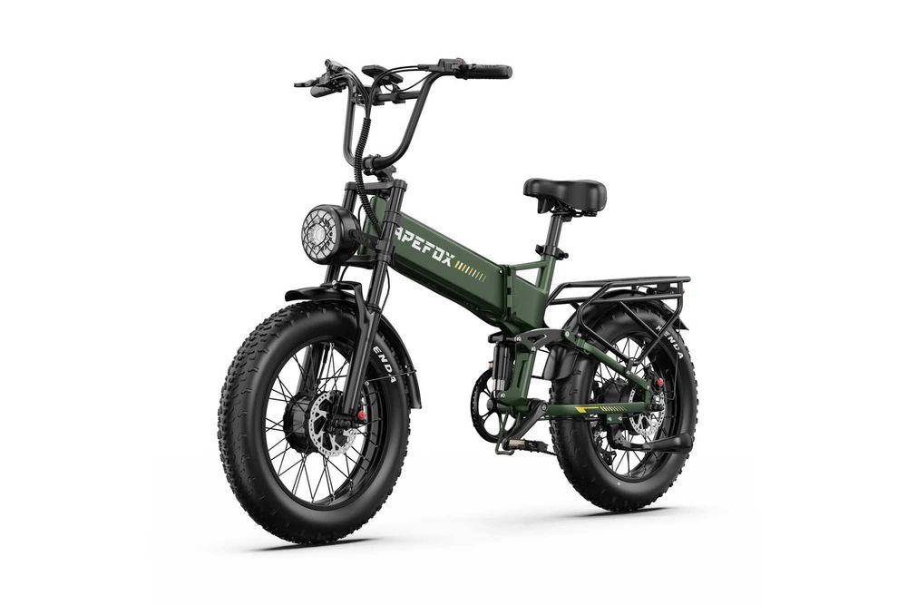 Bicicleta elétrica dobrável fat bike APEFOX RH20 48V 1500W