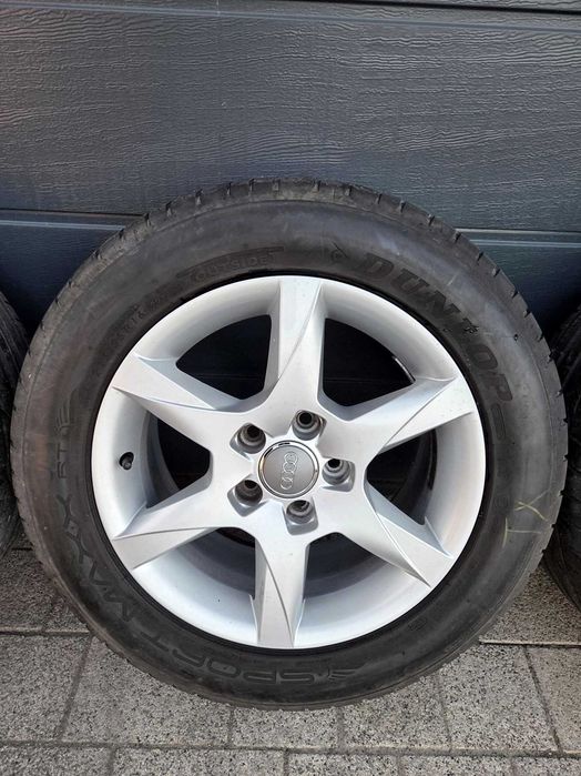 Koła Audi A4 A5 A6 Alufelgi opony letnie  Dunlop 225/55 R16