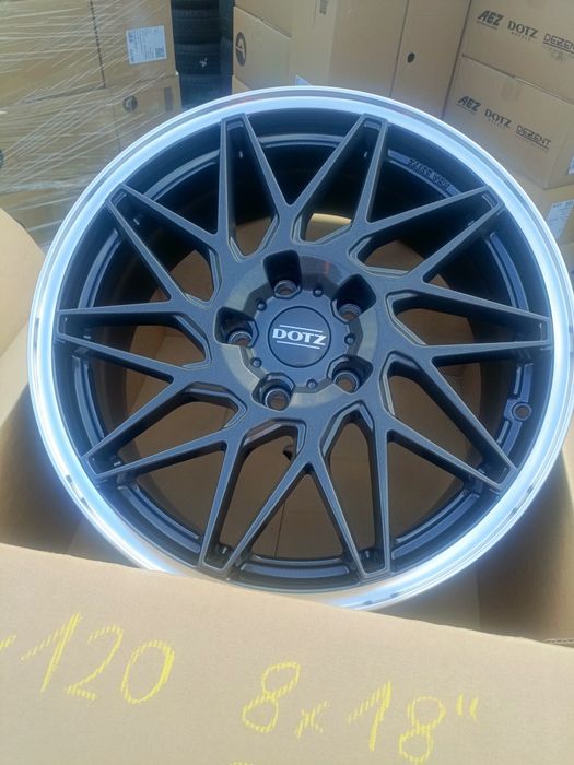 Nowe felgi aluminiowe oryginalne DOTZ 8jx18 et35 5x120