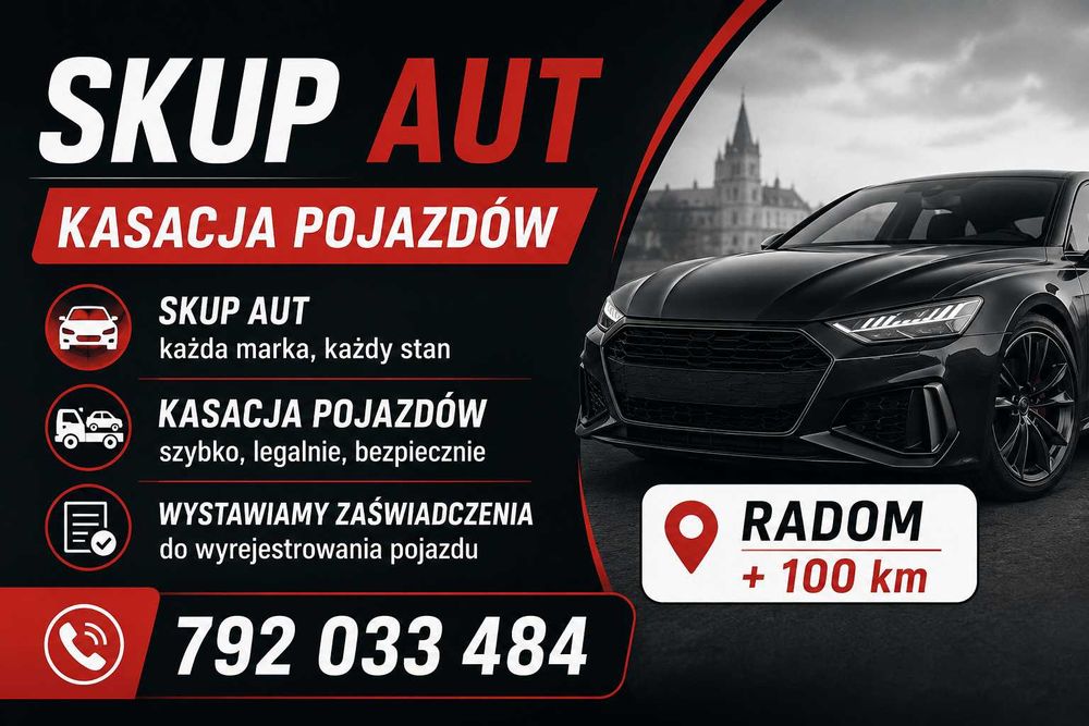 Skup Aut RADOM+100km