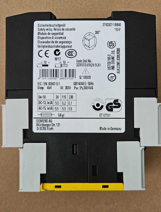 Przekaźnik Siemens 3TK2827-1BB40