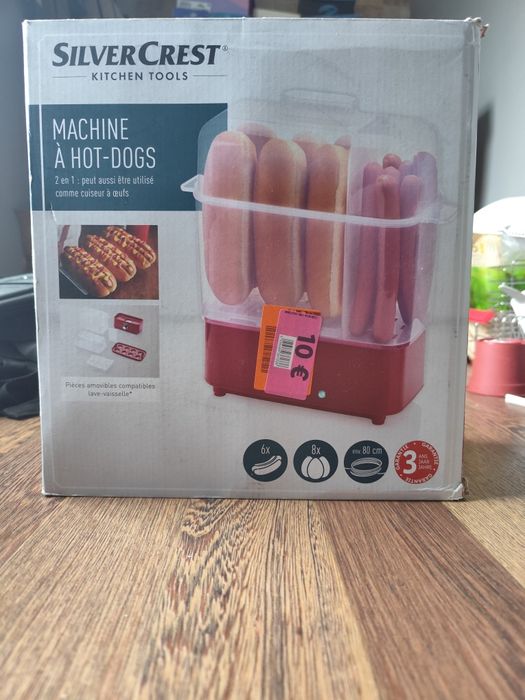 Апарат для приготування хот-догів Silvercrest 2-в-1.